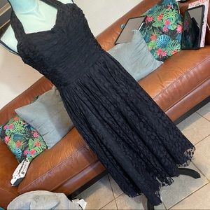 Unique vintage halter neck dress